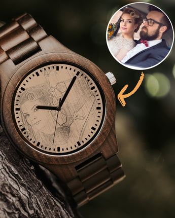 Mountain Born Custom Ebony Sketch Watch