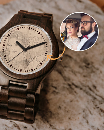 Mountain Born Custom Ebony Sketch Watch