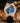 40mm Bamboo Wood Blue Marble Groomsmen Men Watch