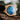 40mm Bamboo Wood Blue Marble Groomsmen Men Watch