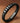 Black Name Plates Leather Woven Bracelet